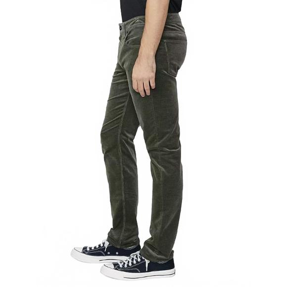 NEW PAIGE lennox corduroy pants in forest shadow